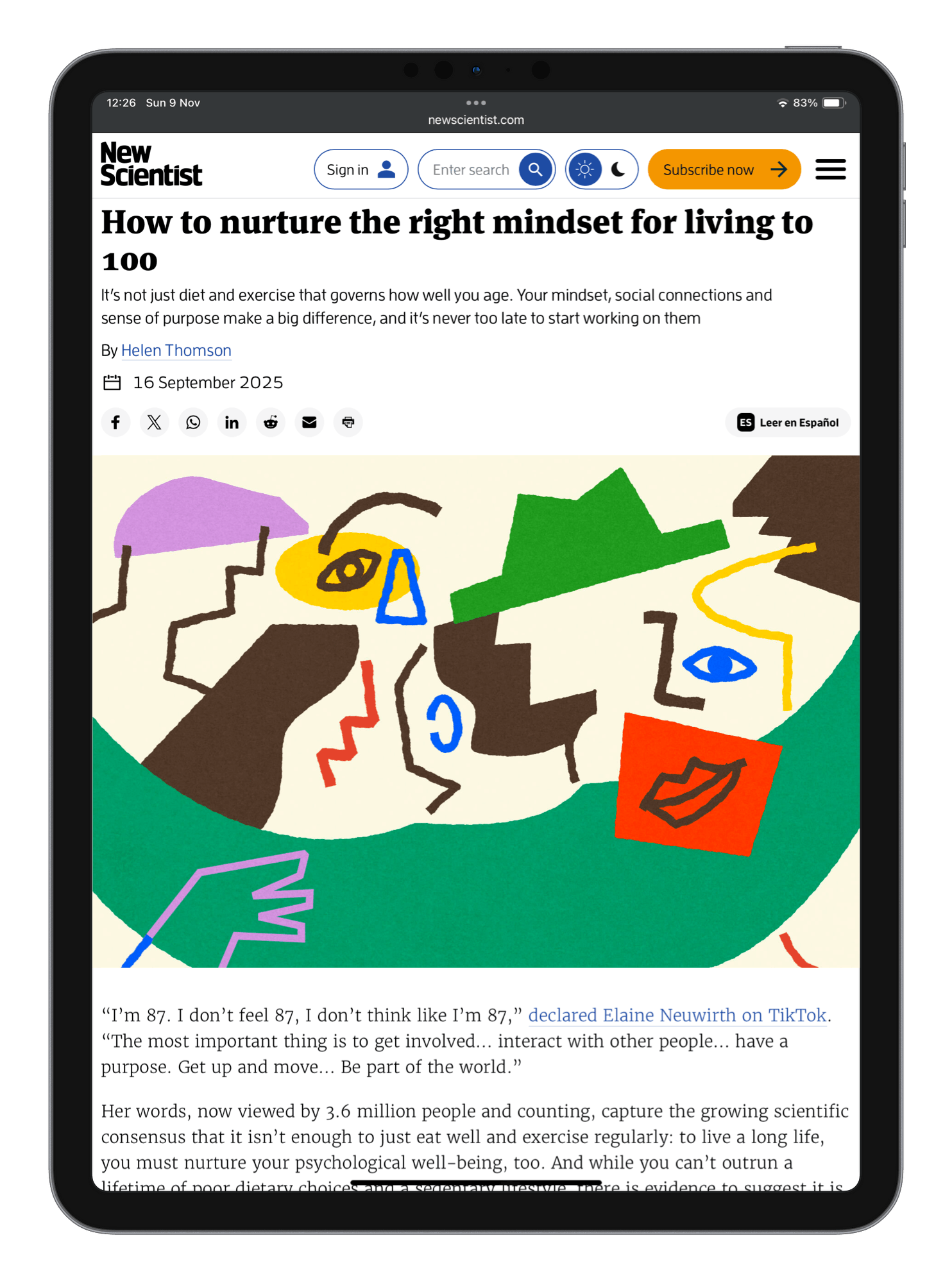 live till 100-color-ipad